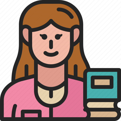 Teacher, lecturer, occupation, profession, woman, avatar, female icon - Download on Iconfinder