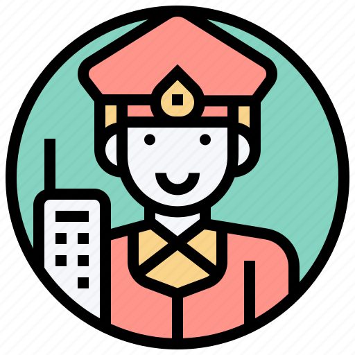 Guard, lieutenant, patrol, police, security icon - Download on Iconfinder