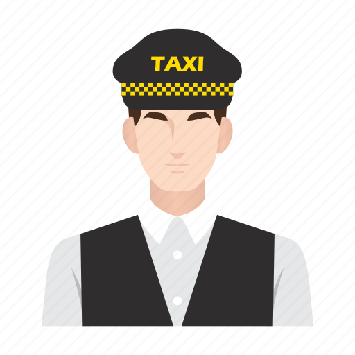 Cab, driver, job, man, occupation, people, taxi icon - Download on Iconfinder