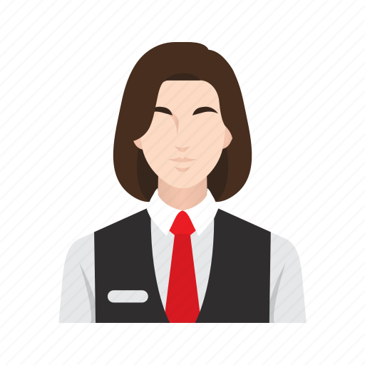 Business, hotel, job, occupation, people, receptionist, woman icon - Download on Iconfinder