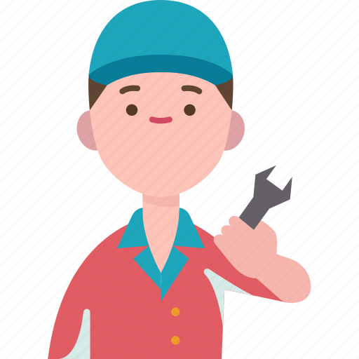 Repairman, technician, fixing, handyman, maintenance icon - Download on Iconfinder