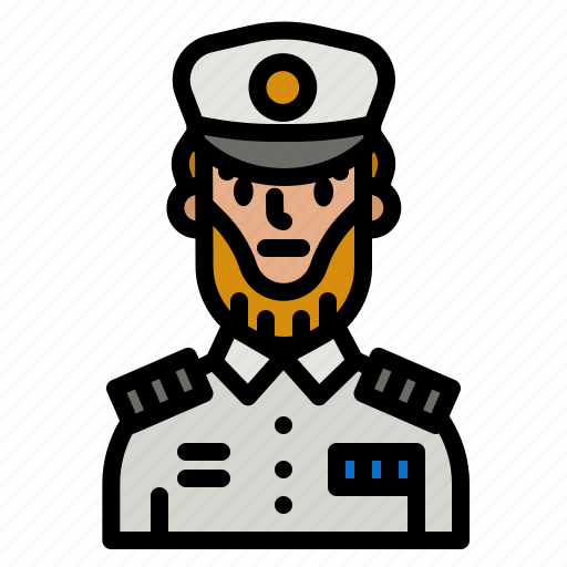 Captain, pilot, occupation, job, user icon - Download on Iconfinder