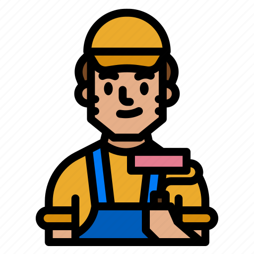 Carpenter, job, man, user, avatar icon - Download on Iconfinder