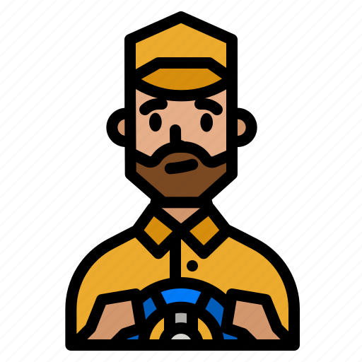 Driver, taxi, man, jobs, avatar icon - Download on Iconfinder