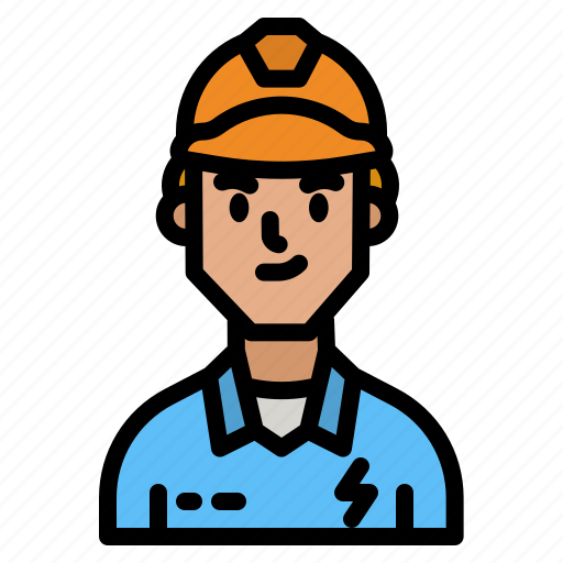 Electrician, male, electronics, occupation, user icon - Download on Iconfinder