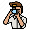 photographer, photo, vlogger, camera, user