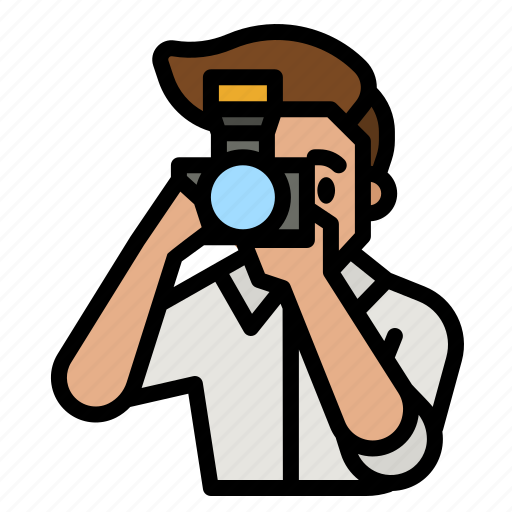 Photographer, photo, vlogger, camera, user icon - Download on Iconfinder