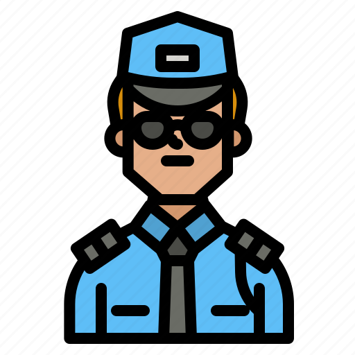 Security, guard, policeman, avatar icon - Download on Iconfinder