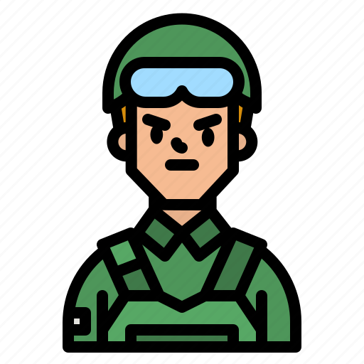 Soldier, army, military, people, man icon - Download on Iconfinder