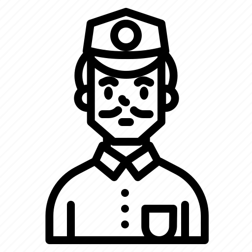 Bellboy, doorman, occupation, man, user icon - Download on Iconfinder