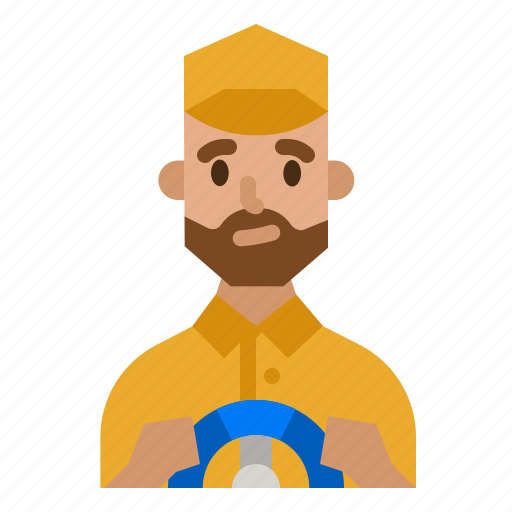 Driver, taxi, man, jobs, avatar icon - Download on Iconfinder