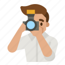 photographer, photo, vlogger, camera, user
