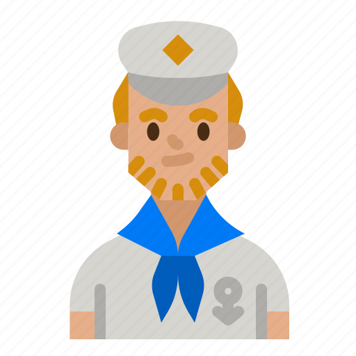 Sailor, crew, navy, occupation, man icon - Download on Iconfinder