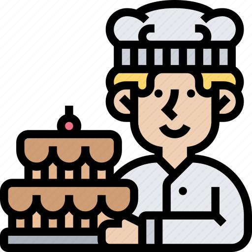 Chef, baker, bakery, pastry, restaurant icon - Download on Iconfinder
