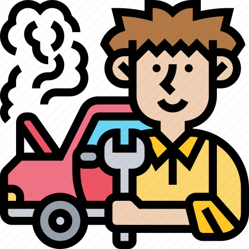 Mechanic, garage, automobile, maintenance, service icon - Download on Iconfinder