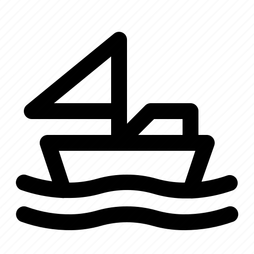 Boat, ship, ocean, water, sea, wave, animal icon - Download on Iconfinder