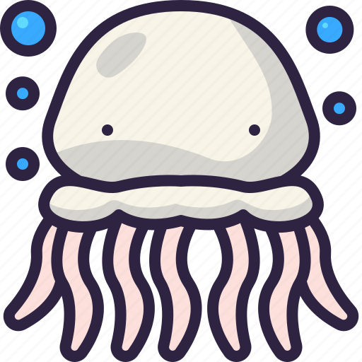 Jellyfish, aquarium, sea, life, aquatic, nature, animal icon - Download on Iconfinder