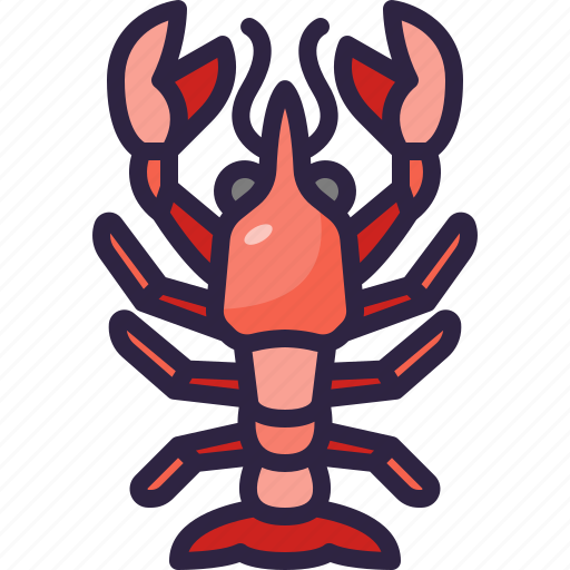 Lobster, seafood, animal, kingdom, sea, life, crustacean icon - Download on Iconfinder