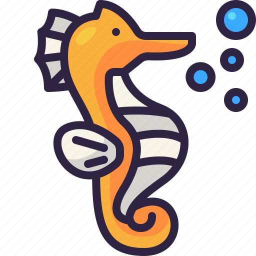 Seahorse, aquarium, sea, life, aquatic, nature, animals icon - Download on Iconfinder