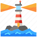 lighthouse, guide, orientation, tower, buildings, light, ocean