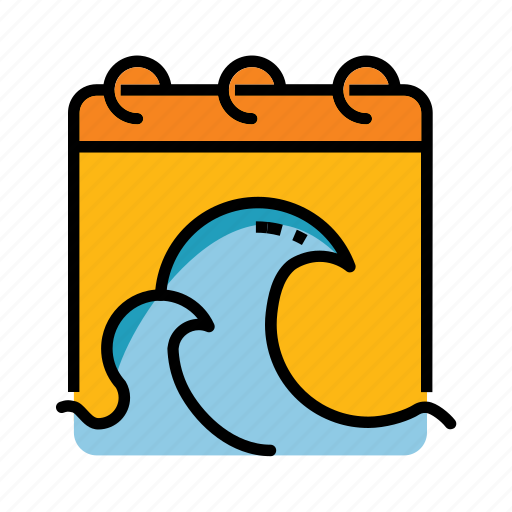 Oceans, day, sea, nature, clear, clean, calendar icon - Download on Iconfinder