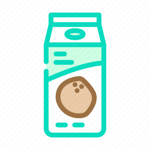 Milk, coconut, tropical, coco, fruit, white icon - Download on Iconfinder
