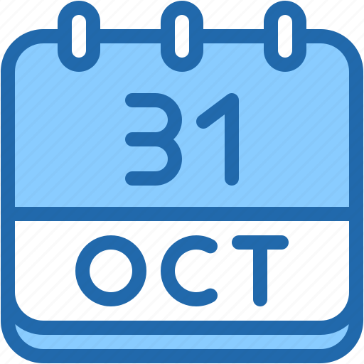Calendar, october, thirty, one, date, monthly, time icon - Download on Iconfinder