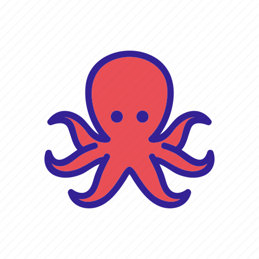 Clam, giant, marine, mollusk, ocean, octopus, sea icon - Download on Iconfinder