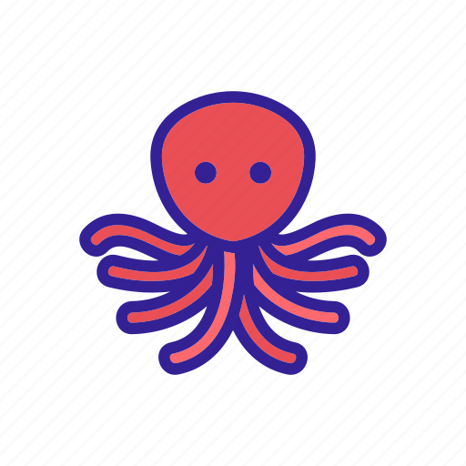 Clam, many, marine, mollusk, octopus, scary, tentacles icon - Download on Iconfinder