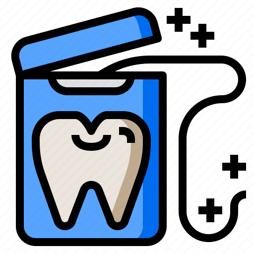 Dentist, floss, health, medical, odontologist, tooth icon - Download on Iconfinder
