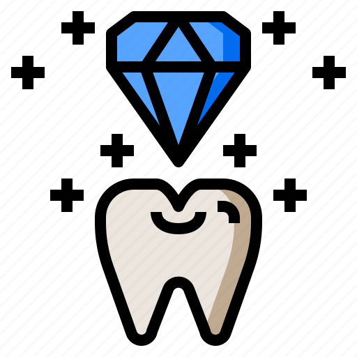 Dentist, diamond, healthcare, jewel, odontologist, teeth, tooth icon - Download on Iconfinder