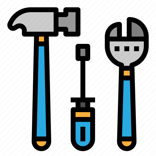 Hammer, screwdriver, service, tool, wrench icon - Download on Iconfinder