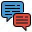 chat, conversation, dialog, speech 