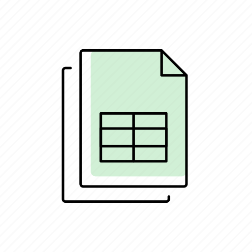 Document, excel, extension, file, sheet, spreadsheet, xls icon - Download on Iconfinder