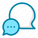 bubble, chat, communication, costumer service, message, support, talk