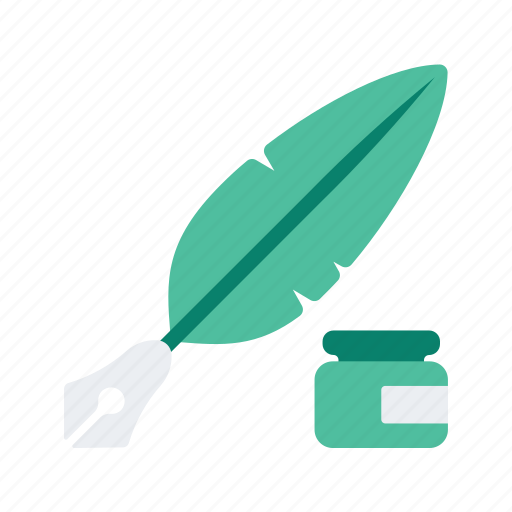 Ink, office, quill, sign, tools, write icon - Download on Iconfinder