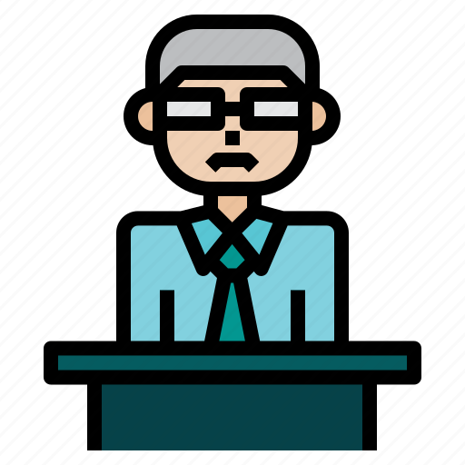 Businessman, ceo, employees, office icon - Download on Iconfinder