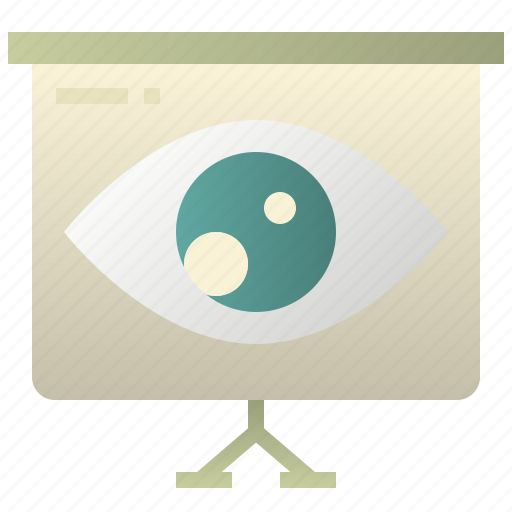 Presentation, eye, annual, vision, visual icon - Download on Iconfinder