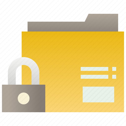 Protected, folder, lock, securities, document icon - Download on Iconfinder