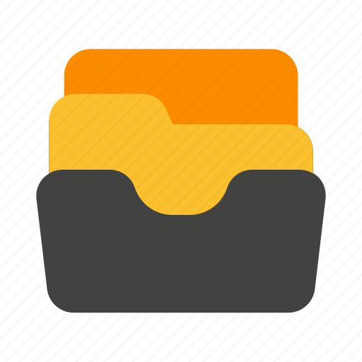 File, cabinet, document, drawer, archive, box icon - Download on Iconfinder
