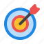 goal, bullseye, purpose, target, arrow 