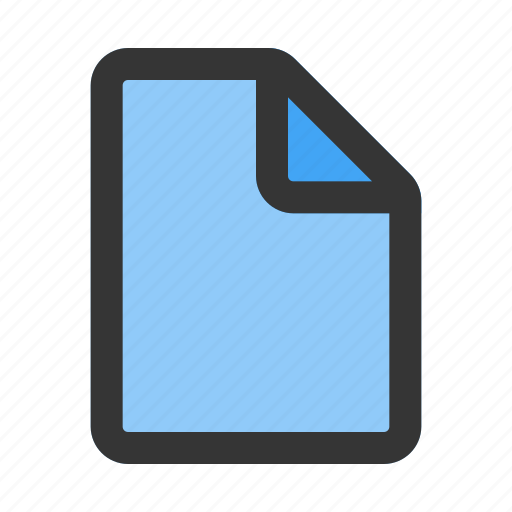 Paper, document, blank, page, new, file icon - Download on Iconfinder