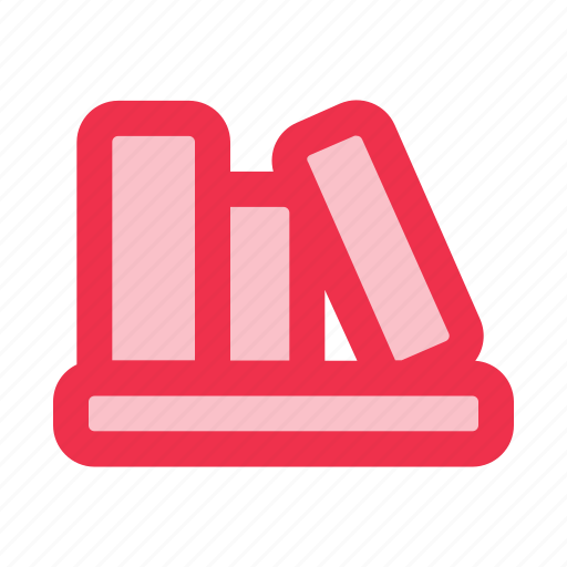Bookshelf, bookcase, furniture, library, book icon - Download on Iconfinder