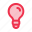 idea, light, bulb, invention, conclusion 