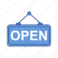 open, open tag, retail, shop 