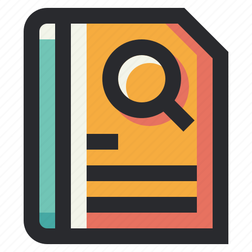 Business, document, file, office, search icon - Download on Iconfinder