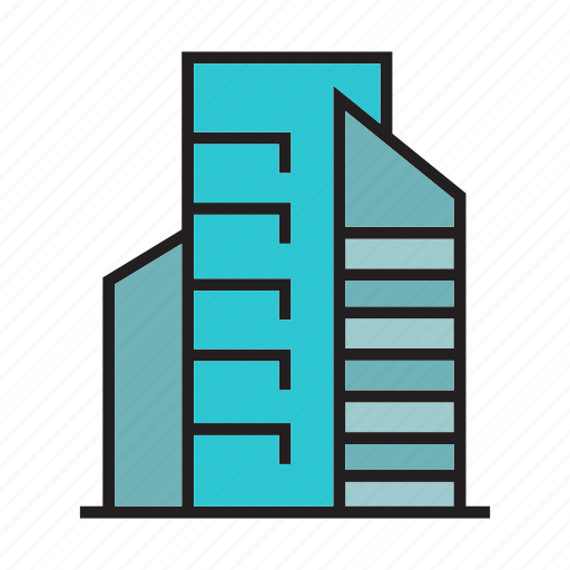 Apartment, building, construction, downtown, real estate, residence, tower icon - Download on Iconfinder