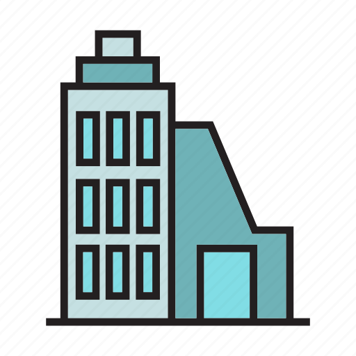 Building, city, downtown, hostel, real estate, residence, tower icon - Download on Iconfinder