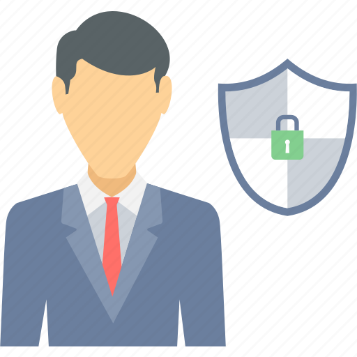 Protection, employee, insurance, safety, security, shield, staff icon - Download on Iconfinder