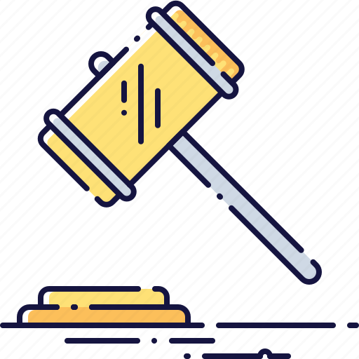 Auction, bid, gavel, law, legal, mallet, trial icon - Download on Iconfinder